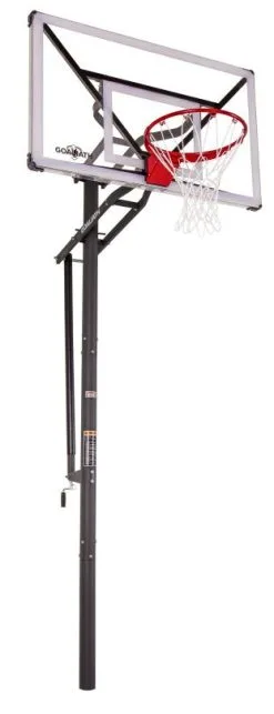 GOALIATH Basketballanlage GoTek 54, In-Ground -Freizeitspiele Verkaufsgeschäft B6614 02 ecommerce