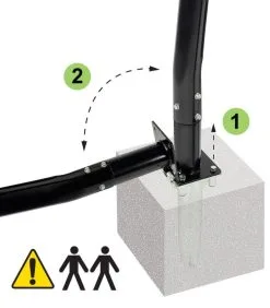 EXIT® Galaxy Basketballanlage Zur Bodenmontage -Freizeitspiele Verkaufsgeschäft B6625 A05 ecommerce