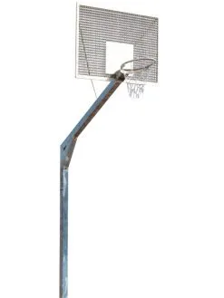 Basketballanlage SOLID STEEL Mit Gitterrost-Zielbrett