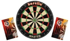 Karella® Dartscheibe Master Inkl. Steeldarts