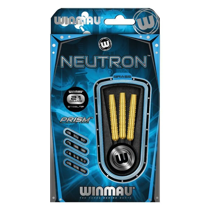 WINMAU® Steeldarts Neutron Brass, 3er-Set 3 WINMAU® Steeldarts Neutron Brass, 3er-Set