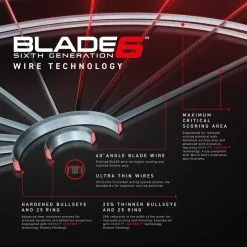 WINMAU® Dartscheibe Blade 6 -Freizeitspiele Verkaufsgeschäft D2375 A02 ecommerce