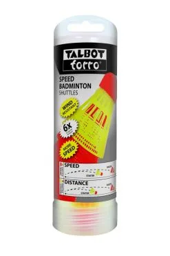 Talbot Torro Talbot-Torro® Speedbadminton Shuttles, 6er Dose 8 Talbot Torro Talbot-Torro® Speedbadminton Shuttles, 6er Dose -Freizeitspiele Verkaufsgeschäft D6940 A02 ecommerce