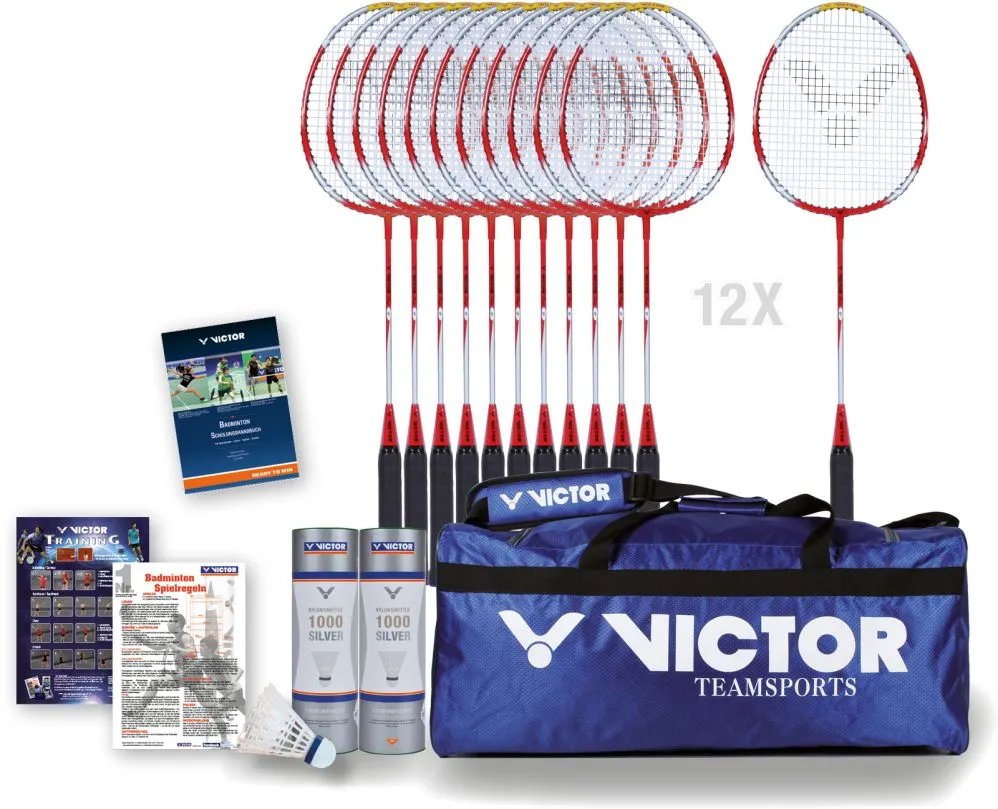 VICTOR® Badminton-Schulsparpaket ALLROUND 3 VICTOR® Badminton-Schulsparpaket ALLROUND
