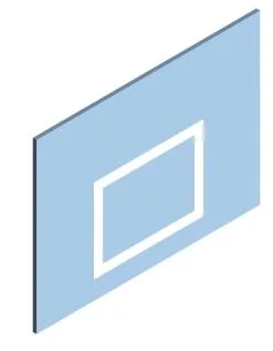 Kübler Sport® Basketball-Zielbrett Aus Acrylglas