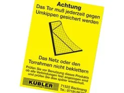 Sicherheitsaufkleber Kippgefahr 10er-Pack