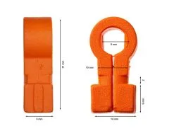 Kunststoffnetzhalter, Orange 10 Stück 9 Kunststoffnetzhalter, Orange 10 Stück -Freizeitspiele Verkaufsgeschäft F5489 masse ecommerce