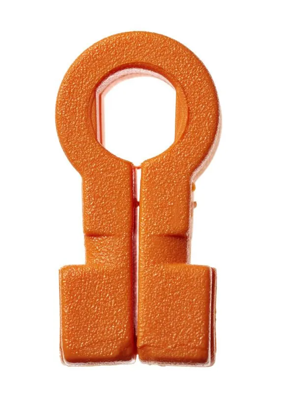 Kunststoffnetzhalter, Orange 10 Stück 4 Kunststoffnetzhalter, Orange 10 Stück – Bild 2