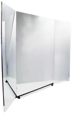 Folienspiegel 3-teilig Mit Rollständer