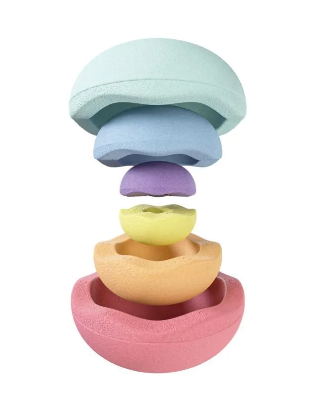 Stapelstein® Inside Rainbow Pastel, 6er-Set 3 Stapelstein® Inside Rainbow Pastel, 6er-Set