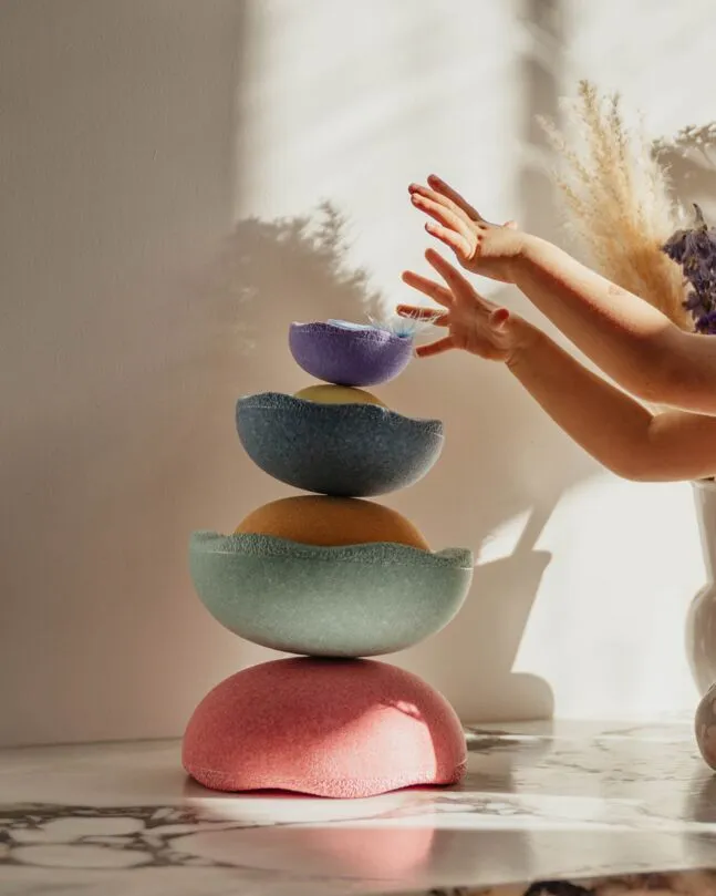 Stapelstein® Inside Rainbow Pastel, 6er-Set 8 Stapelstein® Inside Rainbow Pastel, 6er-Set – Bild 6