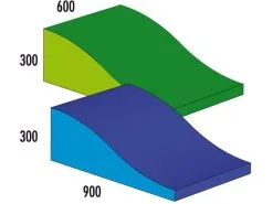 Spiel-Baustein Wellenkeil