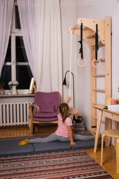 BenchK® Sprossenwand 111 Mit Klimmzugbügel, Seil Und Ringen -Freizeitspiele Verkaufsgeschäft K2352 A04 ecommerce