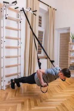 BenchK® Sprossenwand 731W Mit Klimmzugstange -Freizeitspiele Verkaufsgeschäft K23960 A03 ecommerce 1