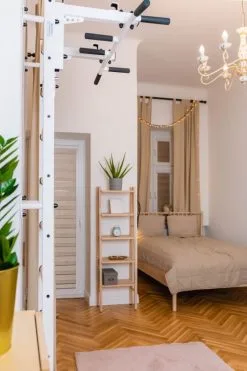 BenchK® Sprossenwand 731W Mit Klimmzugstange -Freizeitspiele Verkaufsgeschäft K23960 A04 ecommerce 1