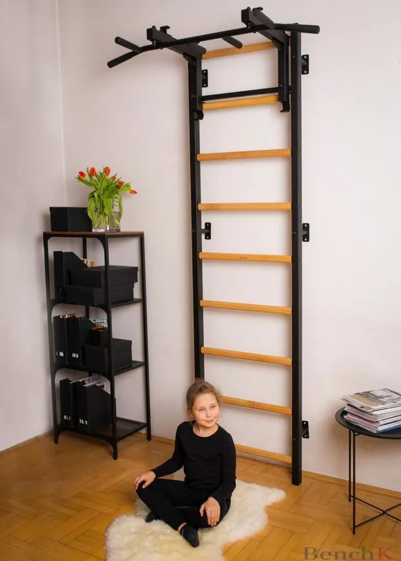 BenchK® Sprossenwand 731B Mit Klimmzugstange 5 BenchK® Sprossenwand 731B Mit Klimmzugstange – Bild 3