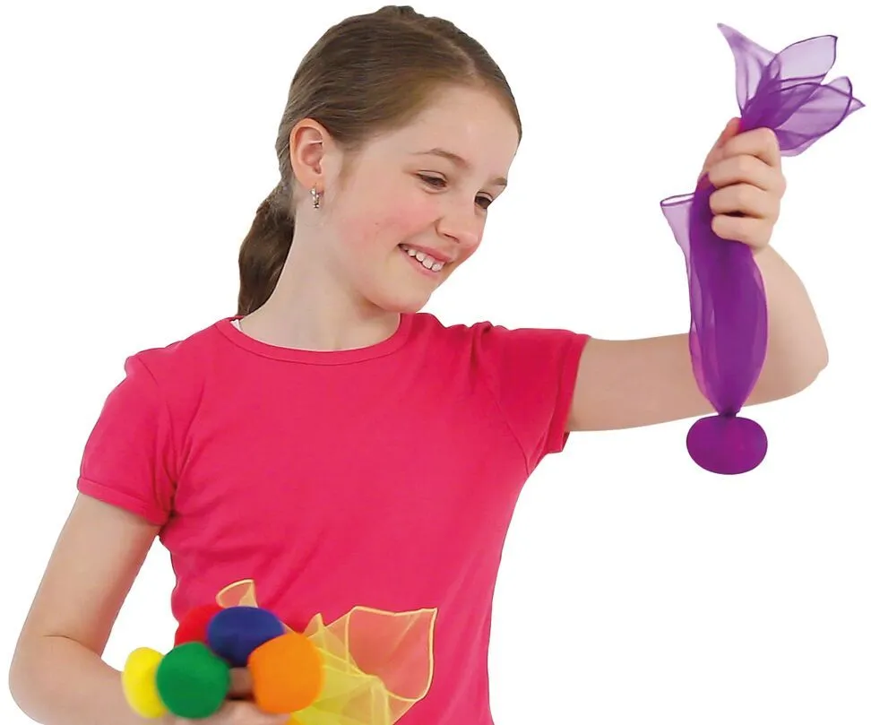 Spordas® Chiffon-Wurfsäckchen, 6er Set 4 Spordas® Chiffon-Wurfsäckchen, 6er Set – Bild 2