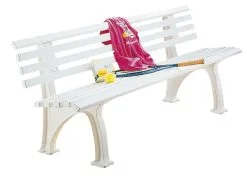 Kunststoffsitzbank Mit Lehne