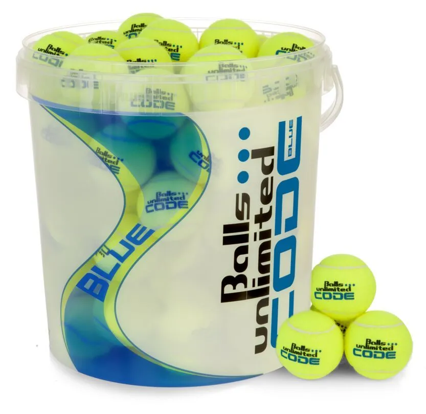 Balls Unlimited® Tennisball-Set 60 Bälle, CODE BLUE 4 Balls Unlimited® Tennisball-Set 60 Bälle, CODE BLUE – Bild 2