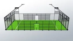 Kübler Sport® Padel Court PRO -Freizeitspiele Verkaufsgeschäft T4702 A05 ecommerce