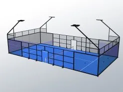 Kübler Sport® Padel Court PANORAMA -Freizeitspiele Verkaufsgeschäft T4703 00 ecommerce
