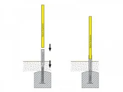 Bodensockel Mit Wendeadapter 120 X 100 Mm