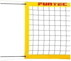 Funtec® Beachvolleyballnetz PRO BEACH BLACKS 8,5 M