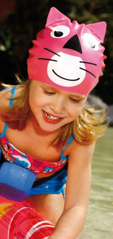 Schwimm- & Badekappen ANIMALS, 6er-Set 3 Schwimm- & Badekappen ANIMALS, 6er-Set