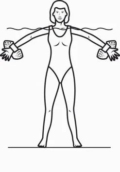 Thera-Band® Aquafins 7 Thera-Band® Aquafins -Freizeitspiele Verkaufsgeschäft W8005 02 ecommerce